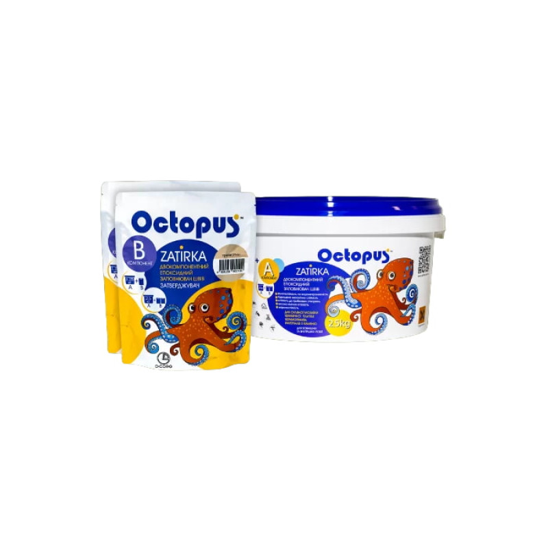 Эпоксидная двухкомпонентная затирка Octopus Zatirka цвет 8452 2,5 кг (8452-2)