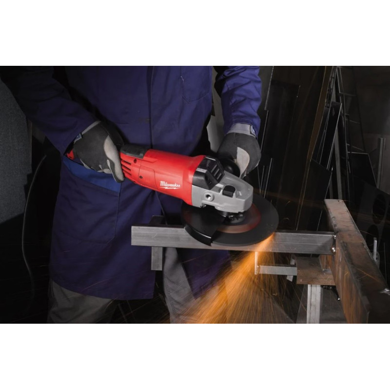 Кутова шліфувальна машина (КШМ) болгарка MILWAUKEE 230 мм AG 22-230/DMS (4933433630)