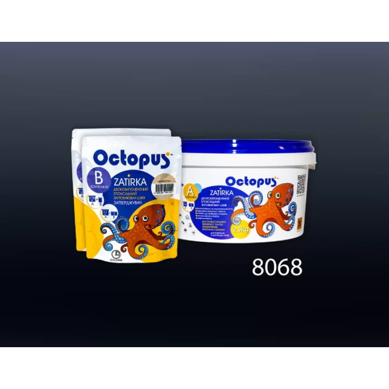 Епоксидна двокомпонентна  фуга Octopus Zatirka колір 8068 2,5 кг (8068-2)