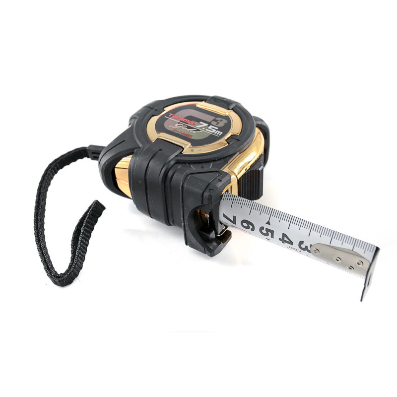 Рулетка строительная TAJIMA G3 LOCK G3GL25-75BL ударопрочная 25 мм х 7,5 м (1001-1879)