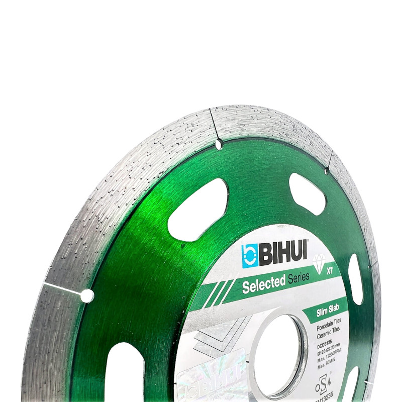 Диск алмазный Ø 125 мм для керамогранита и керамики BIHUI B-SLIM (DCDS125)
