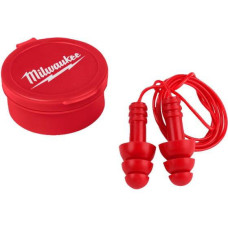 Беруши многоразовые MILWAUKEE на шнурке НАБОР - 3 пары (4932471904)