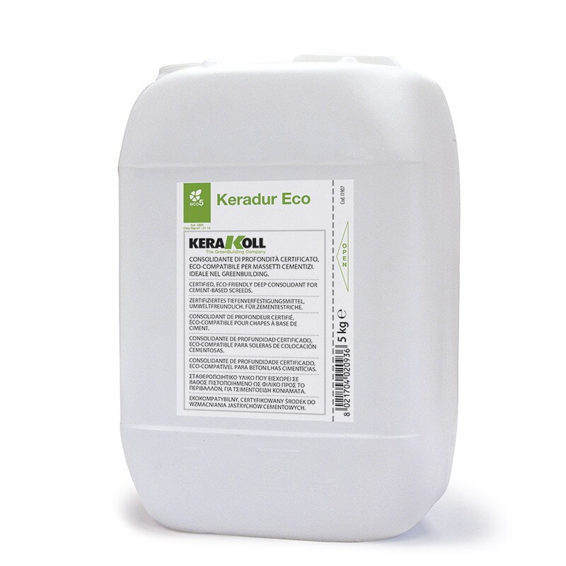 Средство для укрепления стяжек/штукатурок/бетона KERAKOLL KERADUR ECO 5 л (KK2091)