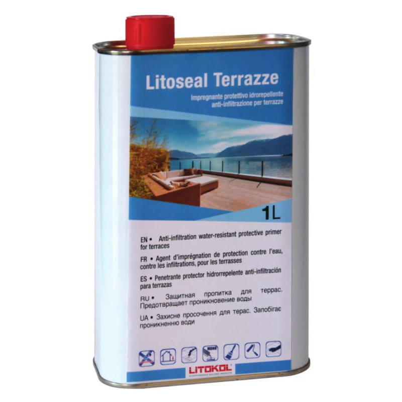 Просочувач захисний для террас Litokol LITOSEAL TERRAZZE 1 л (LTSTRZ0121)