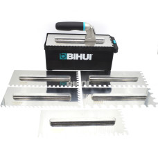 Шпатель зубчатый НАБОР - 6 предметов из нержавеющей стали BIHUI COMBO (PTSJR8)