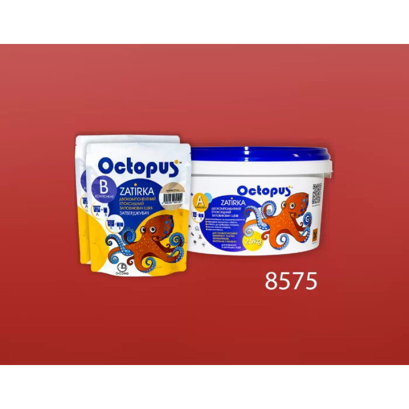 Епоксидна двокомпонентна  фуга Octopus Zatirka колір 8575 2,5 кг (8575-2)