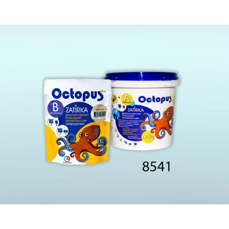 Епоксидна двокомпонентна  фуга Octopus Zatirka колір 8541 1,25 кг (8541-1)