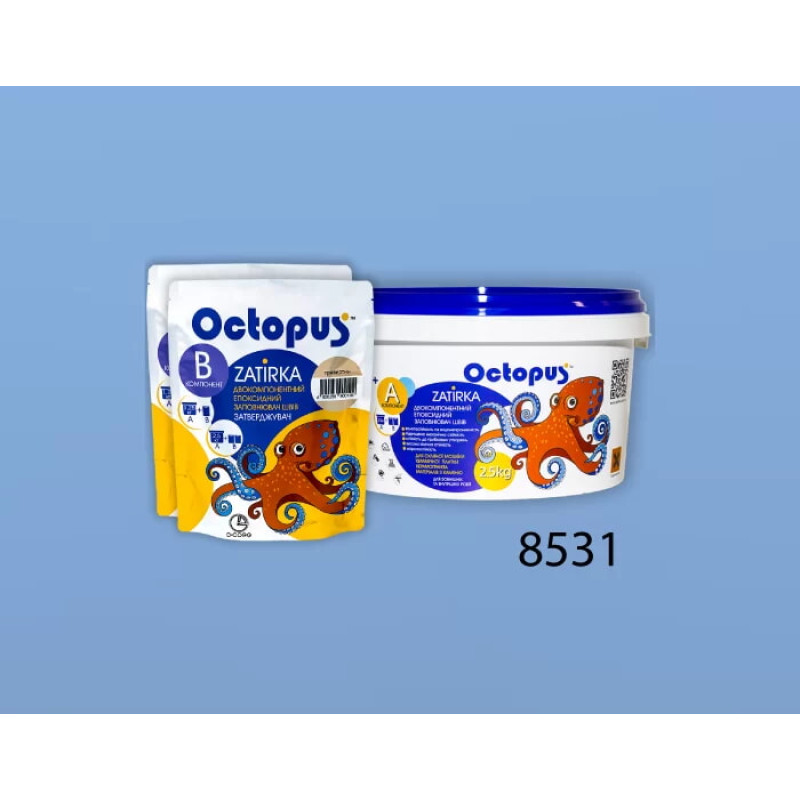 Епоксидна двокомпонентна  фуга Octopus Zatirka колір 8531 2,5 кг (8531-2)