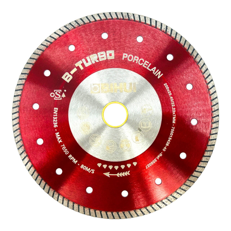 Диск алмазный BIHUI B-TURBO Ø 200 мм (DCDT200)