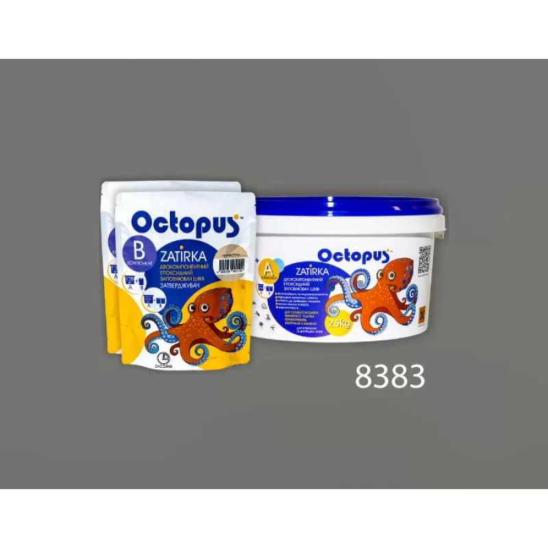 Епоксидна двокомпонентна  фуга Octopus Zatirka колір 8383 2,5 кг (8383-2)