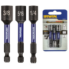 Набор головок торцевых для шуруповерта IRWIN IMPACT PRO 65мм, 3шт (IW6069120)