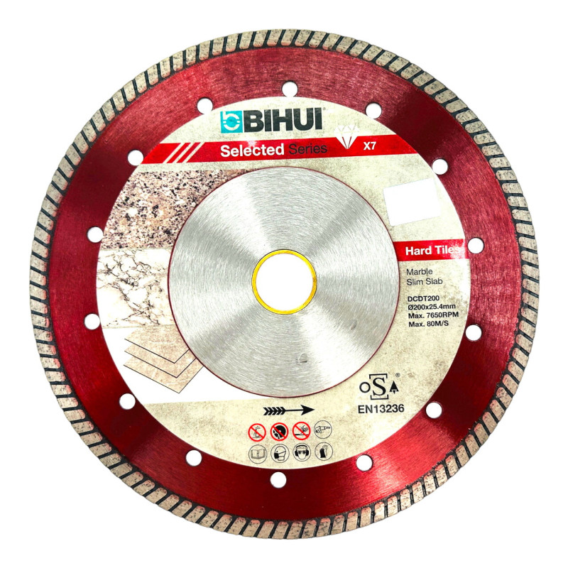 Диск алмазный BIHUI B-TURBO Ø 200 мм (DCDT200)