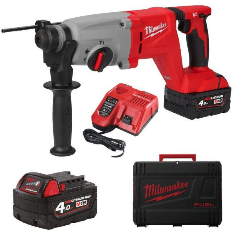 Перфоратор акумуляторний безщітковий SDS PLUS удар 2.6 Дж M18 BLHACD26-402X MILWAUKEE (4933492480)