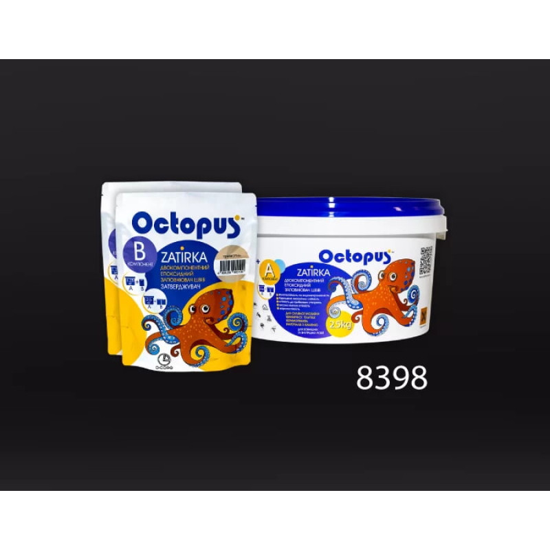 Епоксидна двокомпонентна  фуга Octopus Zatirka колір 8398 2,5 кг (8398-2)