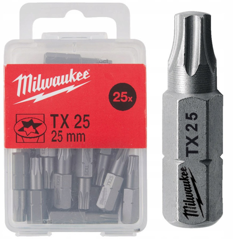 Біти MILWAUKEE TX25 25 мм (25 шт) (4932399597)