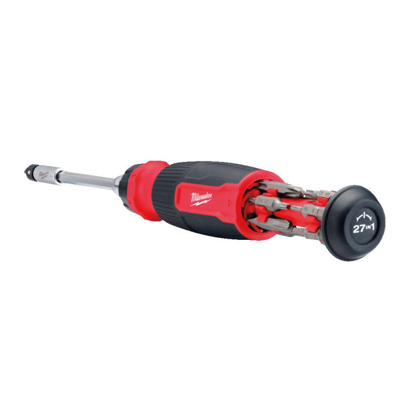 Викрутка зі змінними насадками (бітами) НАБІР 27 в 1 PH/PZ/TX/SL/HEX MILWAUKEE (4932480583)