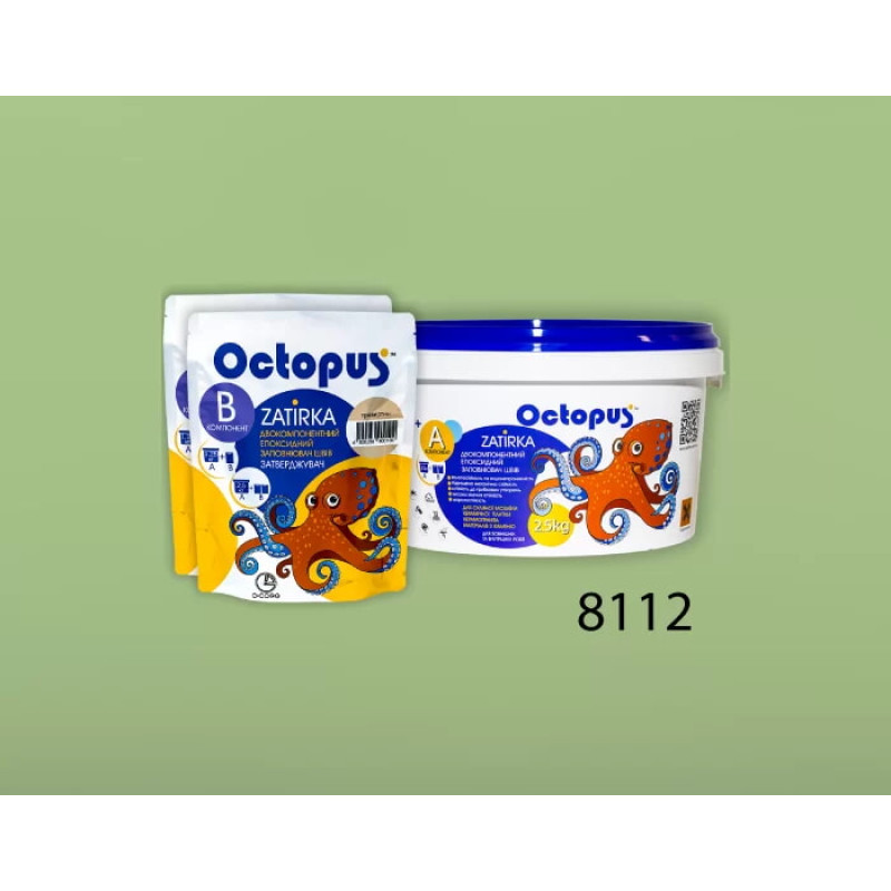 Епоксидна двокомпонентна  фуга Octopus Zatirka колір 8112 2,5 кг (8112-2)