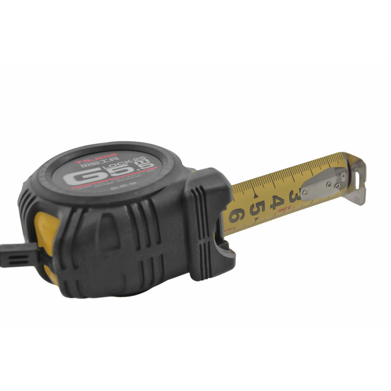Рулетка строительная TAJIMA G LOCK GL25-55 ударопрочная, 25 мм х 5,5 м (1001-0221)