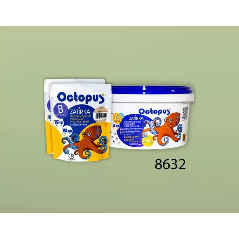 Епоксидна двокомпонентна  фуга Octopus Zatirka колір 8632 2,5 кг (8632-2)