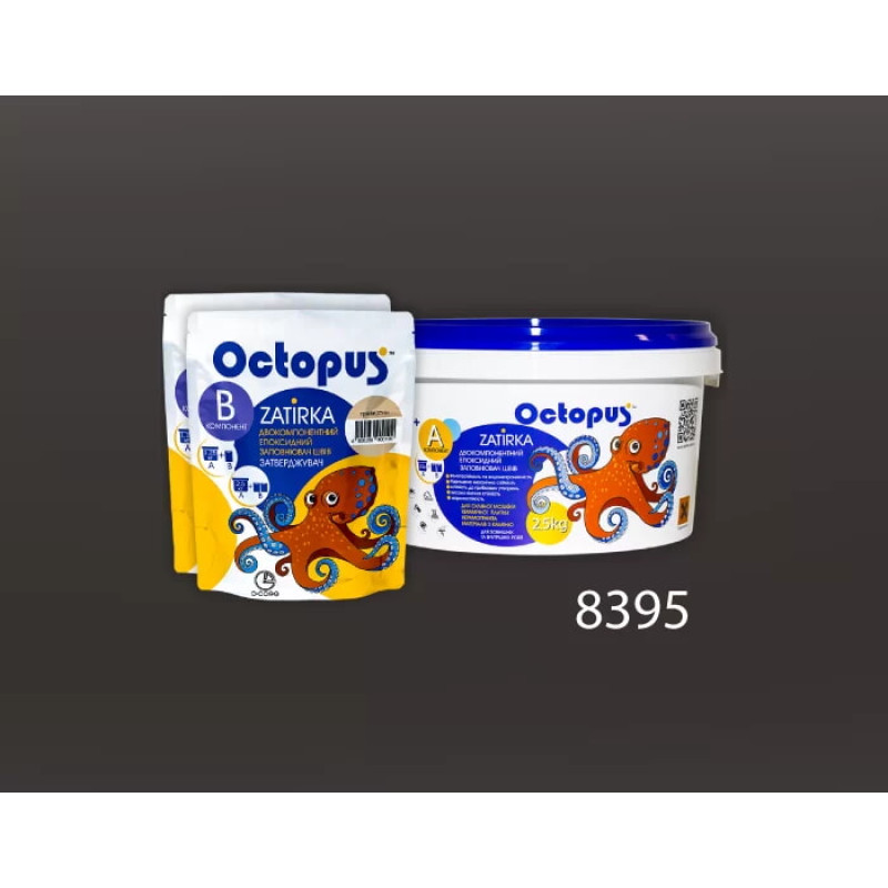 Эпоксидная двухкомпонентная затирка Octopus Zatirka цвет 8395 2,5 кг (8395-2)