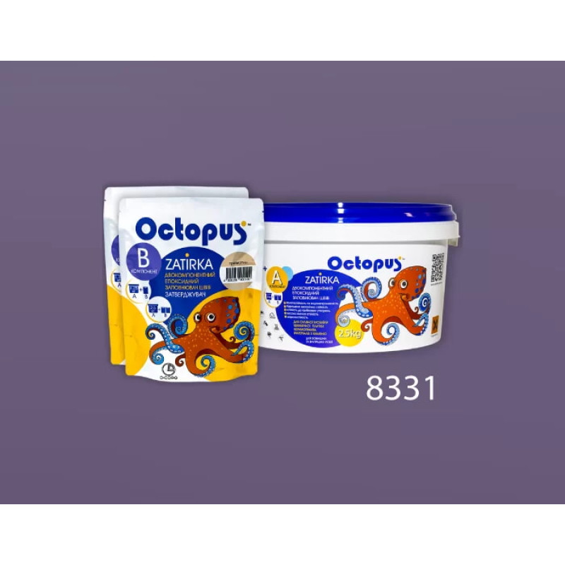 Епоксидна двокомпонентна  фуга Octopus Zatirka колір 8331 2,5 кг (8331-2)