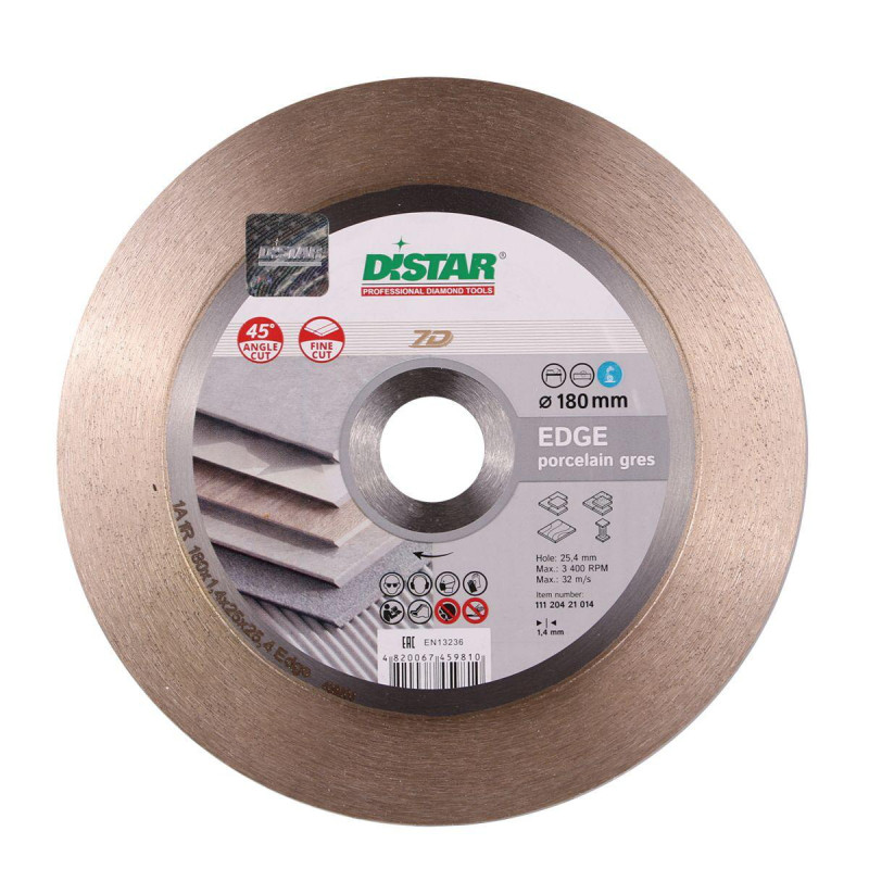 Круг алмазный отрезной 1A1R 180 Edge (11120421014)
