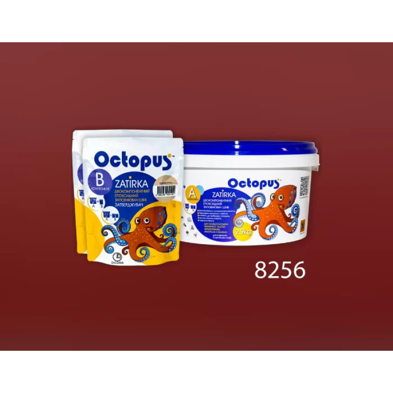 Епоксидна двокомпонентна  фуга Octopus Zatirka колір 8256 2,5 кг (8256-2)