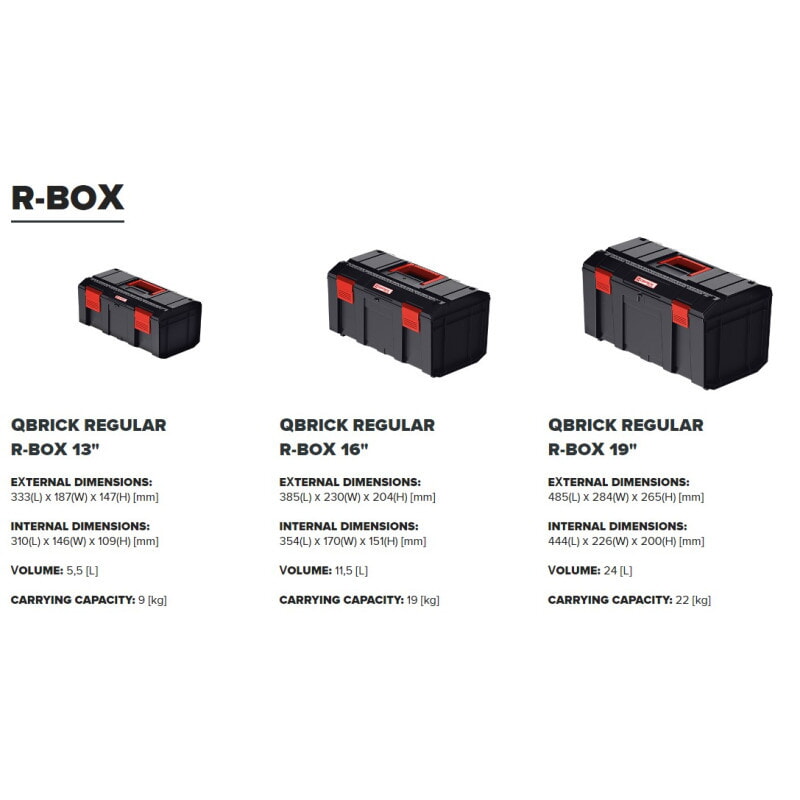 Ящик для инструмента Qbrick REGULAR R-BOX SET 495х294х280 (Z253990PG003)