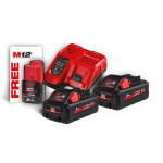Акумулятор + З/П (Енергокомплект) M18 HNRG-302 (НВ3 2 шт + В2 1 шт +З/П M12-18FC) MILWAUKEE (4933471071) – Фото №1