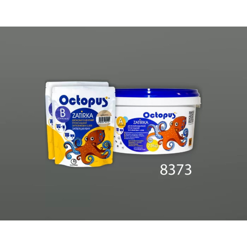 Епоксидна двокомпонентна  фуга Octopus Zatirka колір 8373 2,5 кг (8373-2)