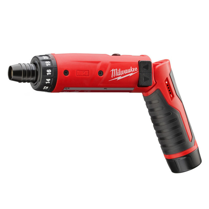 Отвертка аккумуляторная MILWAUKEE M4 D-202B (+ зарядное устройство, 2 акум.Х2Ач) (4933440475)