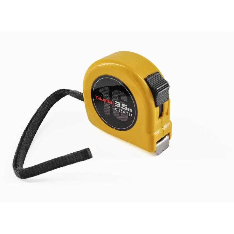 Рулетка строительная TAJIMA GOATU HI LOCK L16-35 усиленная лента 16 мм х 3,5 м (1001-2437)