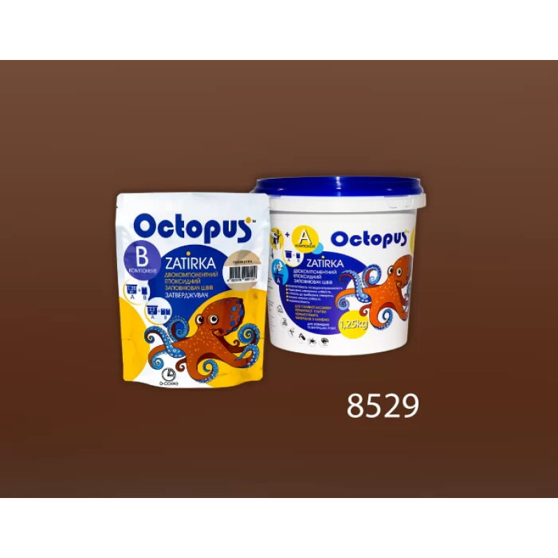 Епоксидна двокомпонентна  фуга Octopus Zatirka колір 8529 1,25 кг (8529-1)