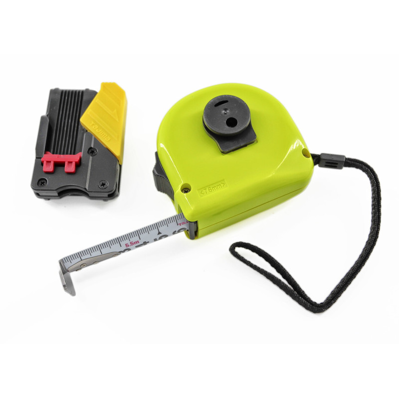Рулетка будівельна TAJIMA G7 LOCK G7L2550 ударостійка посилена стрічка 5,0 м (1001-2530)