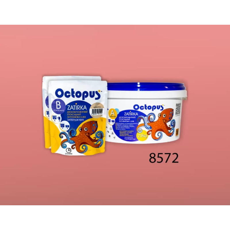 Эпоксидная двухкомпонентная затирка Octopus Zatirka цвет 8572 2,5 кг (8572-2)