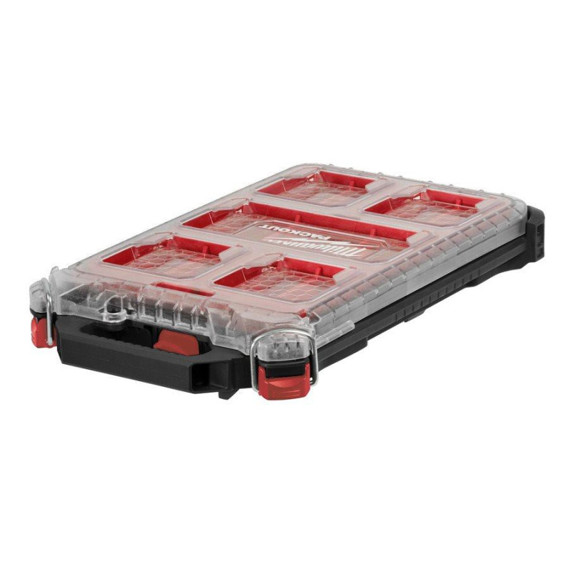Ящик органайзер тонкий компактний MILWAUKEE PACKOUT 250x380 65 мм (4932471065)