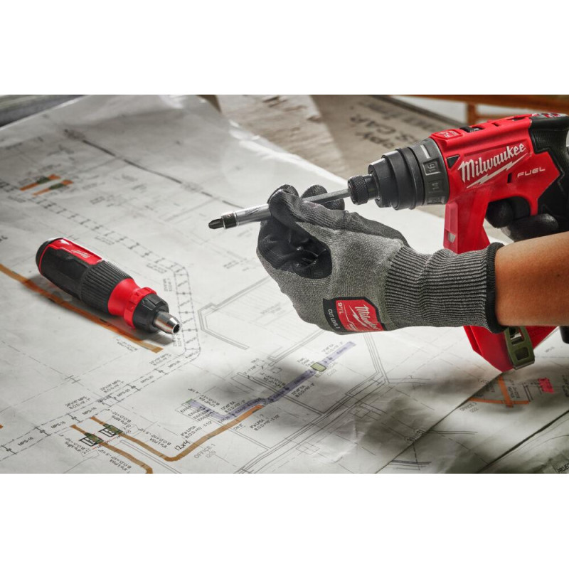 Викрутка зі змінними насадками (бітами) НАБІР 27 в 1 PH/PZ/TX/SL/HEX MILWAUKEE (4932480583)