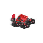 Аккумулятор + З/У (Энергокомплект) M18 NRG-503 (В5 2 шт + В2 1 шт + З/У M12-18FC) MILWAUKEE (4933451423) – Фото №3