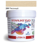 Эпоксидная затирка Litokol Starlike EVO 208 песочная 5 кг (STEVOSBB0005) – Фото №1