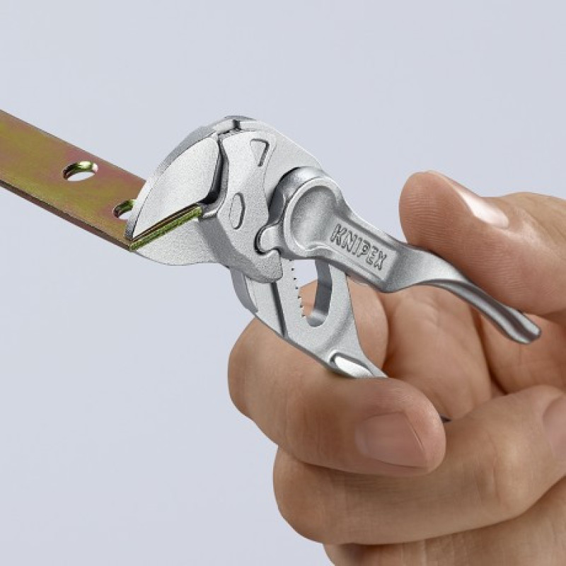 Клещи переставные — гаечный ключ KNIPEX XS (86 04 100)