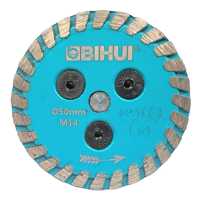 Алмазний диск BIHUI 50 мм для чищення клею під СВП М14 (DCW50)