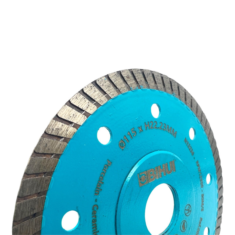 Диск алмазний відрізний BIHUI THIN TURBO Ø 115 мм (DCBT115)