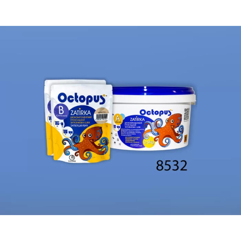 Эпоксидная двухкомпонентная затирка Octopus Zatirka цвет 8532 2,5 кг (8532-2)