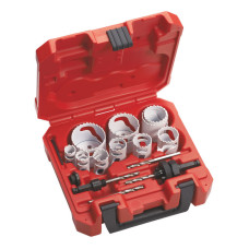 Коронка по металлу НАБОР — 14 шт Hole Dozer (Ø 19, 22, 25, 29, 32, 35, 38, 44, 51, 57 мм) MILWAUKEE (49224152)