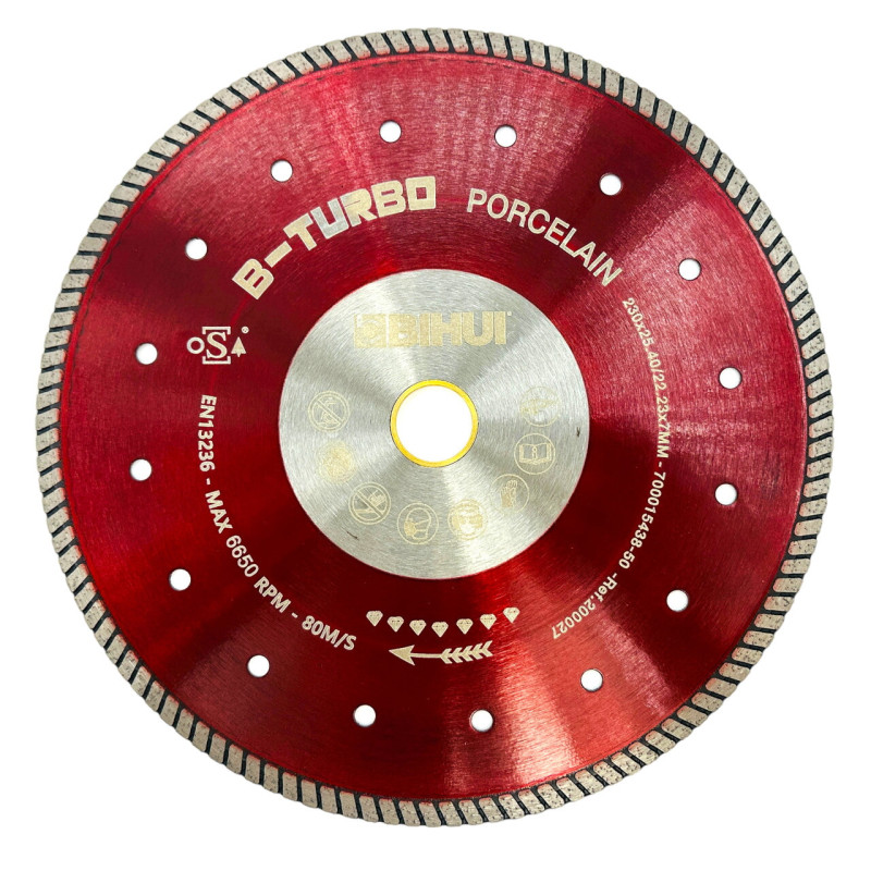 Диск алмазный BIHUI B-TURBO Ø 230 мм (DCDT230)