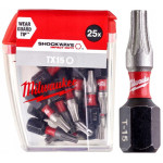 Биты MILWAUKEE SHOCKWAVE TX15 25 мм (25 шт) (4932430873) – Фото №1