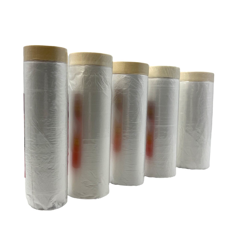 Пленка защитная укрывочная с малярной лентой WoffMann 2100 мм x 25 м (92125G)
