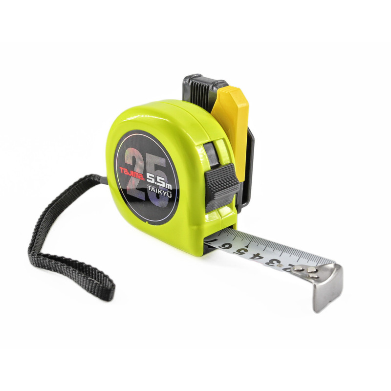 Рулетка будівельна TAJIMA G7 LOCK G7L2550 ударостійка посилена стрічка 5,0 м (1001-2530)