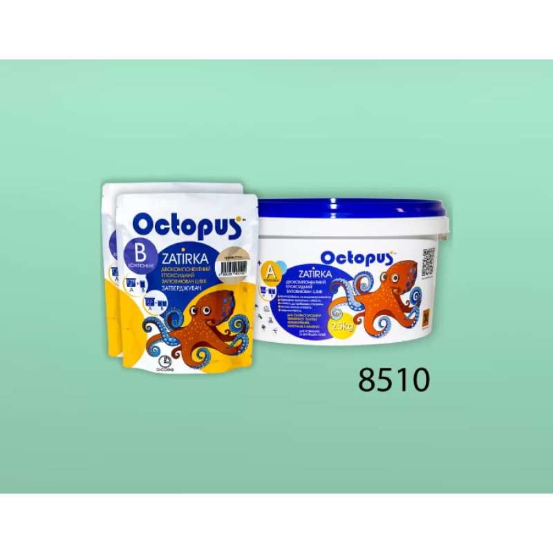 Епоксидна двокомпонентна  фуга Octopus Zatirka колір 8510 2,5 кг (8510-2)