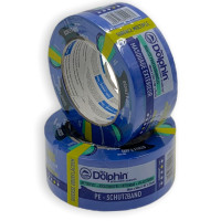 Малярная лента (скотч) BLUE DOLPHIN 48 мм х 50 м (30 дней) (02-3-01)